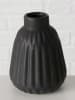Boltze 3er-Set: Vasen ''Esko'' in Beige/ Schwarz - (H)11 cm