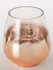 Boltze Windlicht "Grazia" roségoudkleurig - (H)20 x Ø 16 cm