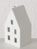 Boltze 2-delige set: windlichten "Huxel" wit