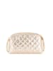 Anna Morellini Leder-Umhängetasche "Geltrude" in Gold - (B)26 x (H)16 x (T)6 cm