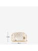 Anna Morellini Leder-Umhängetasche "Geltrude" in Gold - (B)26 x (H)16 x (T)6 cm
