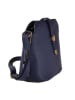 Lia Biassoni Leder-Umhängetasche in Dunkelblau - (B)29 x (H)26 x (T)12 cm