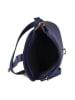 Lia Biassoni Leder-Umhängetasche in Dunkelblau - (B)29 x (H)26 x (T)12 cm