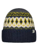 Barts Muts "Gregoris" donkerblauw/geel/crème