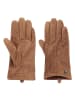 Barts Leder-Fingerhandschuhe "Christina" in Hellbraun
