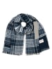 Barts Sjaal "Castanea" donkerblauw/grijs - (L)180 x (B)50 cm