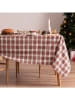 Mint Rugs Tafellaken "Christmas Naibi" rood/wit
