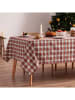 Mint Rugs Tafellaken "Christmas Naibi" rood/wit