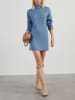 Milan Kiss Strickkleid in Hellblau