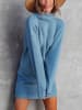 Milan Kiss Strickkleid in Hellblau