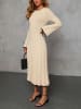 Milan Kiss Strickkleid in Beige