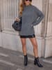 Milan Kiss Pullover in Grau