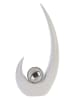 GILDE Dekofigur "Move" in Weiß - (B)17 x (H)36,5 x (T)7 cm