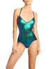 ITEM m6 Body modelujące w kolorze zielonym