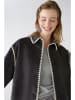 Oui Übergangsjacke in Anthrazit