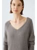 Oui Strickkleid in Taupe