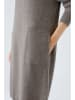 Oui Strickkleid in Taupe