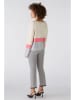 Oui Pullover in Creme/ Pink/ Grau