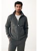 Mexx Sweatjacke in Anthrazit