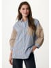 Mexx Blouse lichtblauw/beige