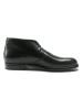 British Passport Leder-Ankle-Boots in Schwarz