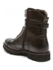 British Passport Leder-Boots in Braun