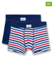 Sanetta 2-delige set: boxershorts donkerblauw