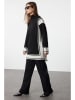 trendyol 2tlg. Outfit in Schwarz/ Grau