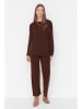 trendyol 2tlg. Outfit in Braun