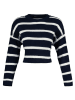 trendyol Sweter w kolorze granatowo-białym