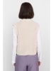 trendyol Gebreide gilet crème