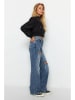 trendyol Spijkerbroek - comfort fit - blauw