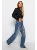 trendyol Spijkerbroek - comfort fit - blauw