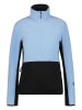 rukka Fleecepullover "Peltoniemi" in Hellblau/ Schwarz
