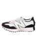 New Balance Leder-Sneakers "327" in Weiß/ Schwarz