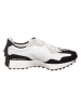 New Balance Leder-Sneakers "327" in Weiß/ Schwarz