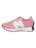 New Balance Leder-Sneakers "327" in Rosa