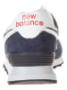 New Balance Leder-Sneakers "574" in Dunkelblau