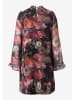 More & More Kleid in Schwarz/ Rosa/ Orange