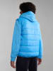 Napapijri Omkeerbare doorgestikte bodywarmer lichtblauw/donkerblauw