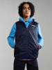 Napapijri Omkeerbare doorgestikte bodywarmer lichtblauw/donkerblauw