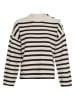 MOSS COPENHAGEN Longsleeve "Carina" wit/zwart