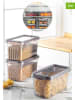 Violeta Home 3-delige set: vershouddozen antraciet - 4 l