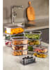 Violeta Home 12er-Set: Frischhaltedosen in Anthrazit