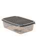 Violeta Home 3-delige set: vershouddozen antraciet