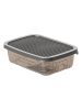 Violeta Home 3-delige set: vershouddozen antraciet