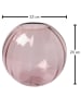 FYNCH-HATTON Vase "Kwabene" in Rosa - (H)25 x Ø 25 cm 