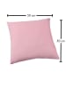 FYNCH-HATTON Cordkissen "Wanja" in Rosa - (L)50 x (B)50 cm
