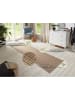 BT Carpet Kurzflor-Teppich "Nature" in Grau/ Gold