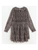 COOL CLUB Kleid in Hellbraun/ Schwarz